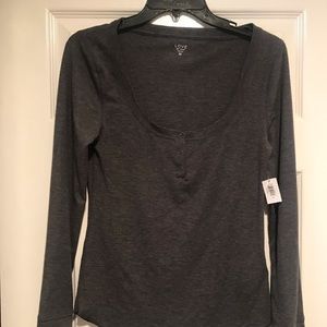 Gap Ribbed Henley T-shirt loungewear - love